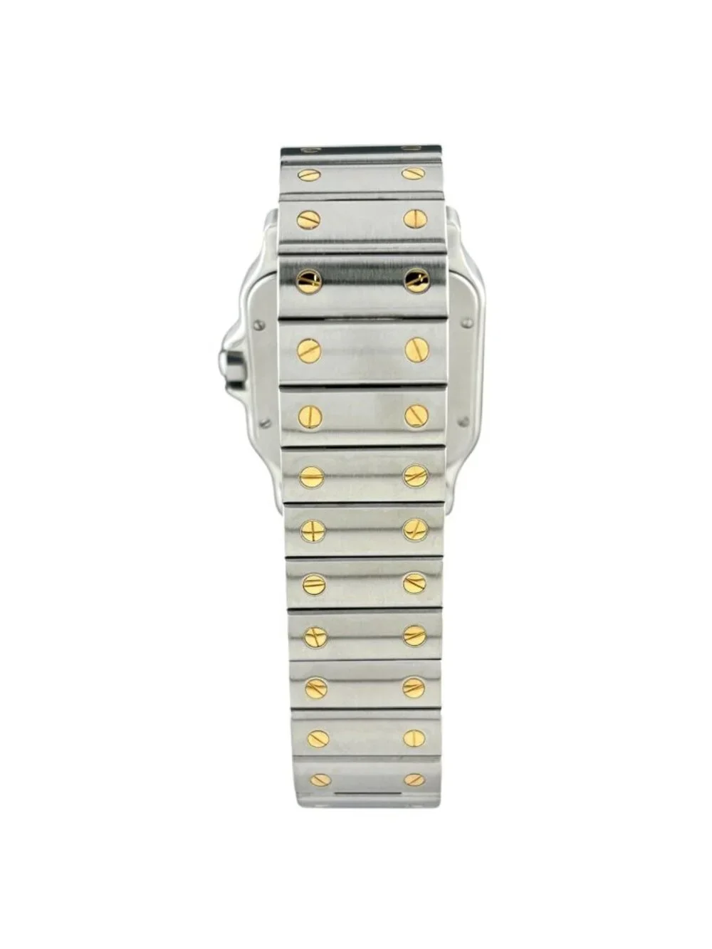 Cartier Santos Galbe XL Watch SS YG Automatic Winding Silver